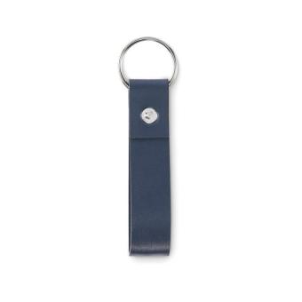 STROKEY Schlüsselring mit Schlaufe PU Marineblau