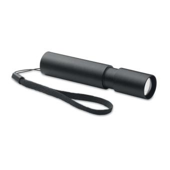 ALUMINATE Wiederaufladbare Taschenlampe Schwarz