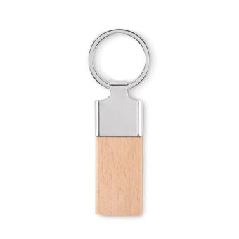 LLAVING Key ring with rubber wood Timber