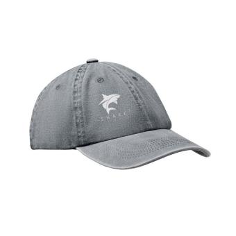 BEAU Baseball Kappe 6 Panels Grau