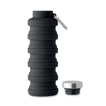 KOLAPSI Faltbare Flasche 500ml Schwarz