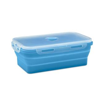 KOLAPSO Collapsible silicone lunch box Light blue
