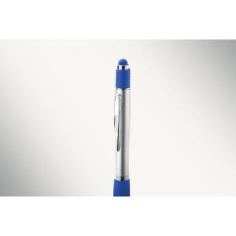 Druckkugelschreiber mit Stylus Königsblau