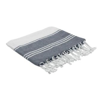 Hammam towel drawstring set Aztec blue