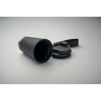 TOPIZ Doppelwandiger Becher 300 ml Schwarz