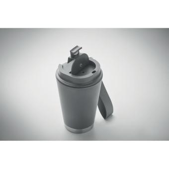 TOPIZ Doppelwandiger Becher 300 ml Steingrau