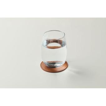 POSA Runder Untersetzer PU Braun