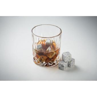 ABERDEEN 9 stone ice cube set in box Timber