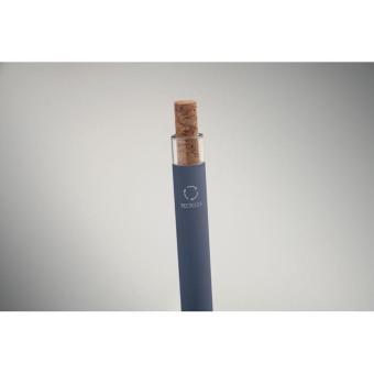 BERGAMO + Druckkugelschreiber recy. Alu Blau