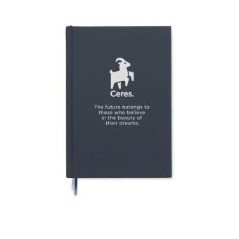 JOURNU DIN A5 Notizbuch rec. Material Marineblau