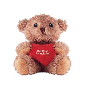 CUDDLE Teddy bear plush with heart Red