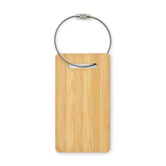 MIO Kofferanhänger aus Bambus Holz