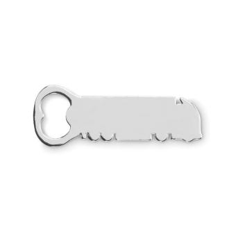 MYTRUCK Truck shape bottle opener Flat silver