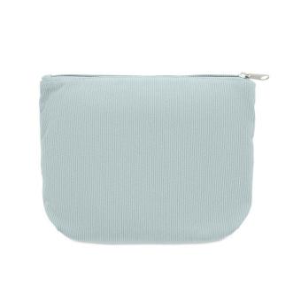 CORDY T Kosmetiktasche Kord-Polyester Hellblau