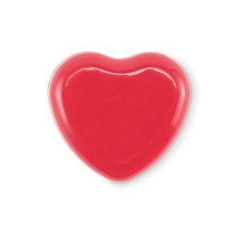 SWEET Heart shape vegan lip balm Red