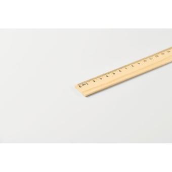RULER20 Wooden ruler 20cm Timber