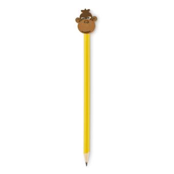 CIRCO Wooden pencil in animal shape Yellow