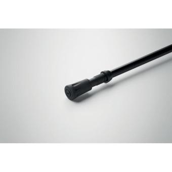 NOLE ONE Teleskop-Wanderstock Schwarz