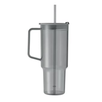 MUGORA RPET tumbler 1200ml Transparent grey