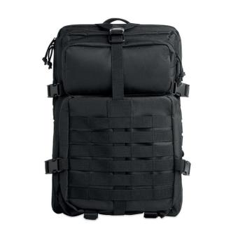 CARRYCONFI Outdoor-Rucksack 600D RPET Schwarz