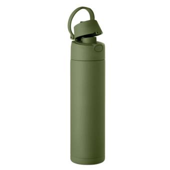 TOIEN TWO Doppelwandige Flasche 500 ml Dunkelgrün