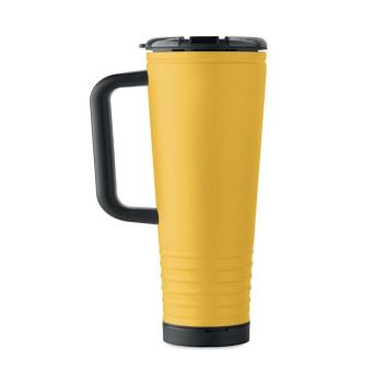 Double wall Howler Cup 700ml. Yellow