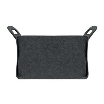 FIALAN Foldable RPET felt basket Stone