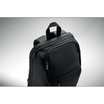 DOHA 15" RPET Laptop-Rucksack 15L Schwarz