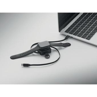 SKILFUL Einziehbares 100W-Typ-C-Kabel Schwarz