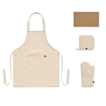 GALA SET Recycled cotton kitchen set Fawn