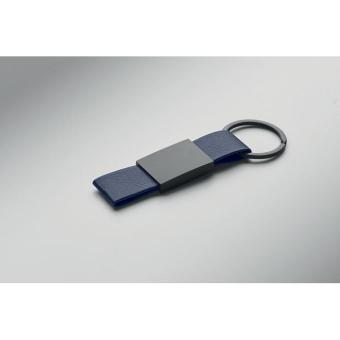 ESCRI SET Ball pen & PU Keyring set Aztec blue