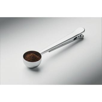 SPOONCOOP Dosierlöffel mit Klemme Silber
