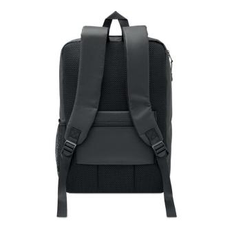 NOVIX 15" Hartschalen-RPET-Rucksack Schwarz