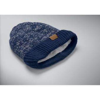 PUNTOS Beanie mit Bündchen Blau