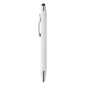 BLANQUITO CLEAN Antibacterial stylus ballpen White