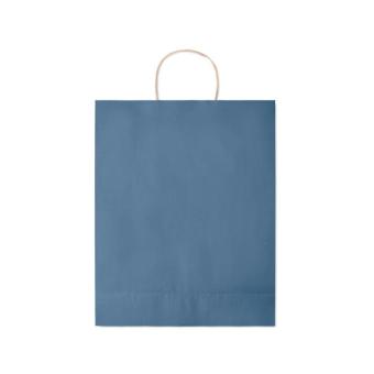 PAPER TONE L Large Gift paper bag 90 gr/m² Aztec blue