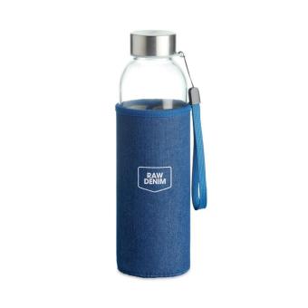 UTAH DENIM Glass bottle in pouch 500 ml Aztec blue