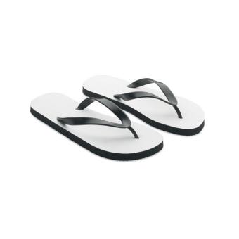 DO MEL Sublimation beach slippers Black