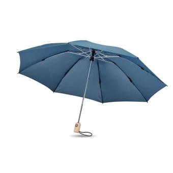 LEEDS Regenschirm 23'' RPET Blau