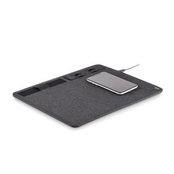 SUPERPAD RPET mouse mat charger 15W Stone