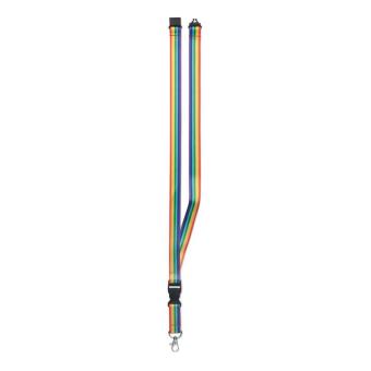 BOWYARD Regenbogen Lanyard RPET Mehrfarbig