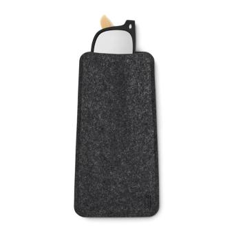 NIRSON RPET felt glasses case Stone