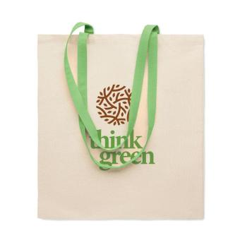 ZEVRA 140 gr/m² Cotton shopping bag Lime