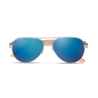 HONIARA Sonnenbrille Bambus Blau