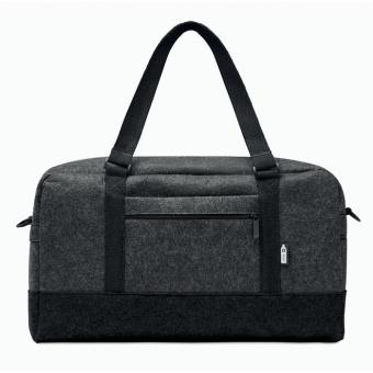 INDICO BAG Weekender RPET-Filz Steingrau