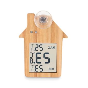 HISA Thermometer Holz