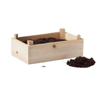 Tomato kit in wooden crate Timber