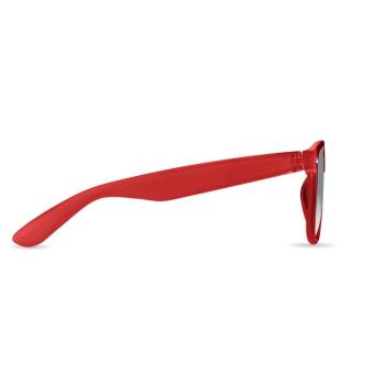 MACUSA Sonnenbrille RPET Transparent rot