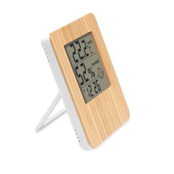 SUNCITY Wetterstation Bambus Holz