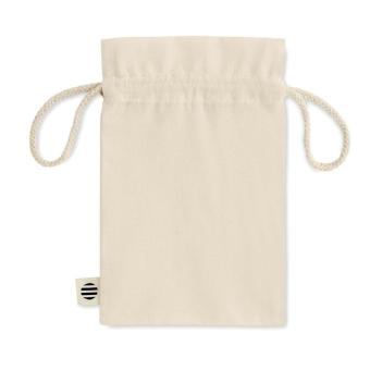 AMBER SMALL Kleiner Beutel Organic Cotton Beige